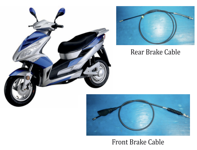 Control Cables For Two Wheeler Scooter